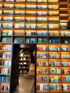 Johor Bahru, Malaysia- 19 Sep 2025: BookXcess bookstore located in Johor Bahru, Malaysia. It is an extremely huge bookstore, almost like walking into a maze of books