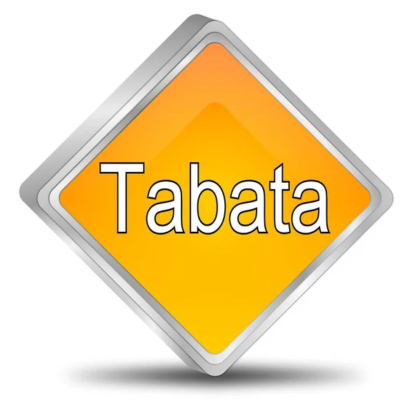 Tabata Button Orange Illustration — Stock Photo, Image