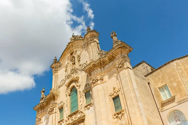 Kyrkan Saint Francis Assisi San Francesco Assisi Matera Italien — Stockfoto