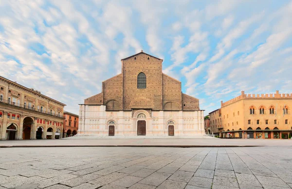 Bologna Italy View Basilica San Petronio Sunrise — Stock Photo, Image