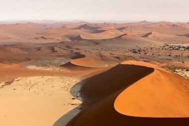 namib Çölü havadan görünümü