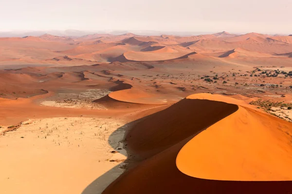 Vista Aérea Del Desierto Namib — Foto de Stock
