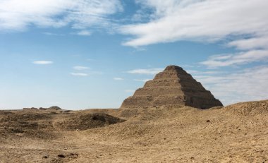 Mısır 'ın Saqqara kentindeki Antik Mısır Firavunu Djoser Piramidi