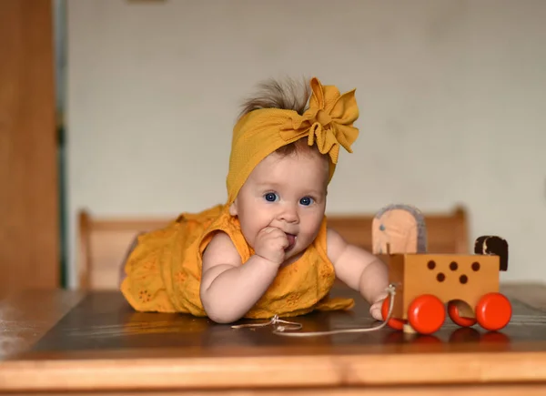Baby Spielt Mit Spielzeug — Stockfoto