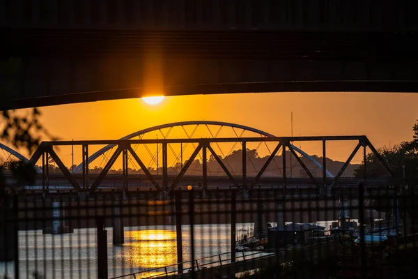 Junction Bridge Hot Springs Arkansas — Stock Photo, Image