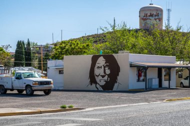 Truth or Consequences, NM, USA - 2 Mayıs 2022: Hot Springs 'i ile tanınan bir şehir