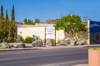 Truth or Consequences, NM, USA - 2 Mayıs 2022: Hot Springs 'i ile tanınan bir şehir