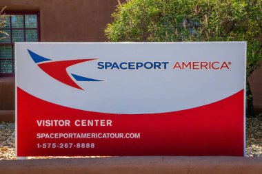 Truth or Consequences, NM, USA - 2 Mayıs 2022: The Spaceport America Ziyaretçi Merkezi