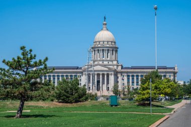 Oklahoma City, OK, USA - 16 Eylül 2022: Arizona Eyalet Başkenti 'nin büyük dış koruma alanları