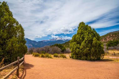 Colorado Springs, Colorado Rocky manzara manzarası