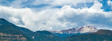 Colorado Springs, Colorado Rocky manzara manzarası