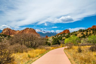 Colorado Springs, Colorado Rocky manzara manzarası