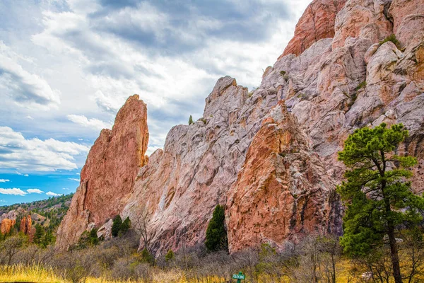 stock image Rocky landscape scenery of Colorado Springs, Colorado