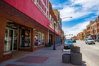 Wyoming, WY, ABD - 10 Mayıs 2022 Sihirli Ovalar Şehri olarak bilinen yer