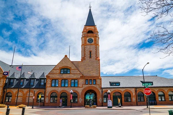 Wyoming, WY, ABD - 10 Mayıs 2022 Cheyenne Depot Plaza