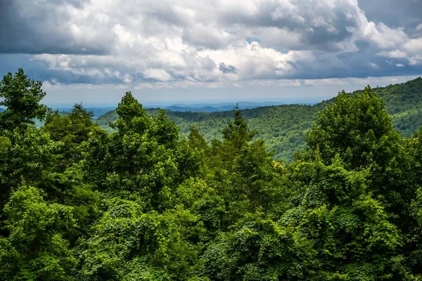 Een Uitzicht North Carolina Highlands — Stockfoto