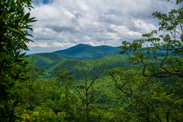 Overlooking View North Carolina Highlands — Stock Photo, Image