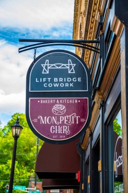 Stillwater, MN, ABD - 5 Haziran 2022: Ulusal Güreş ve Şöhret Müzesi ile tanınan bir şehir