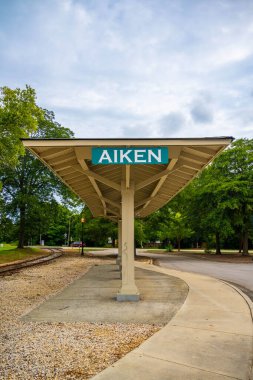 Aiken, South Carolina, USA - Aug 23, 2022: A well known city for its thoroughbred races, polo and steeplechases clipart