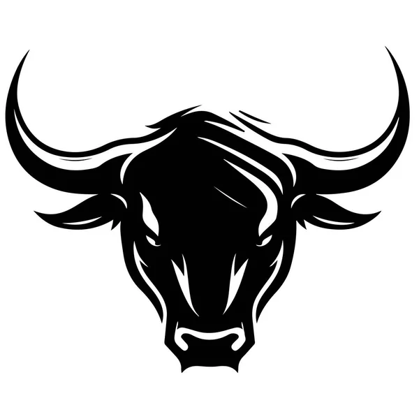 Vector Bull Design White Background Wild Animals Easy Editable Vector — Image vectorielle