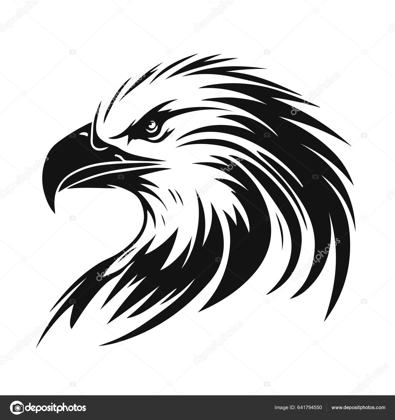 Eagle Vector Logo Template Illustration Eagle Vector Stock Vector by