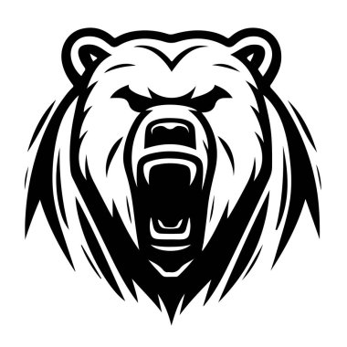  Bear illustration vector drawing. Vector illustration