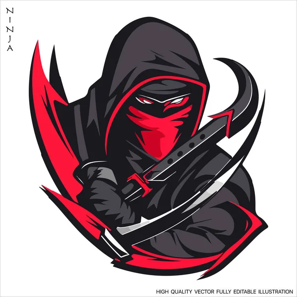 Ninja Assassin E-sport Logo Concept Royalty Free SVG, Cliparts, Vectors,  and Stock Illustration. Image 159514124.