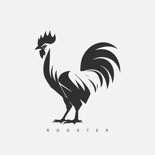 Vector Modern Rooster Logo Template — Stock Vector