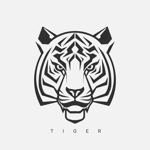 Современный Векторный Шаблон Логотипа Тигра — стоковый вектор