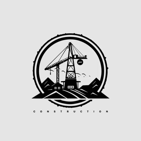 Nowoczesny Abstrakcyjny Szablon Logo Firmy Budowlanej Wektorowej Identyfikator Budowniczego — Wektor stockowy