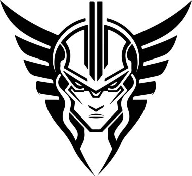 Firavun Adam amblem logosu. Firavun 'un dövme çizimi..