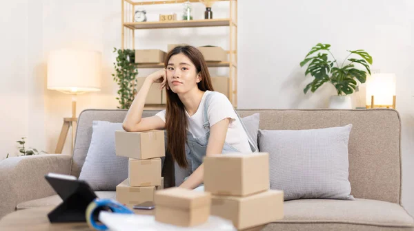 Small business owners are stressed and worried about canceled items and damaged in shipping, Business and financial losses, Beard, disappointed, Fail, discouraged, fall stress, fatigue, Sad.