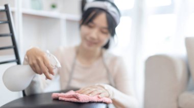 Ev hanımları eşyaları, masaları, sandalyeleri, vitrinleri ve camları silmek için havlu kullanırlar, büyük temizlik, ev işi, günlük rutin, mikropları, kirleri ve derin lekeleri siler, hafta sonları temizlik yapar.