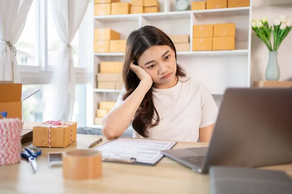 Overwhelmed and Discouraged: Small Business Owner Faces Fall Stress and Financial Losses, Disappointed: Emotional Struggles of a Stressed Woman in the Business World, Disillusionment in Business.