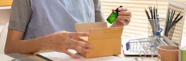 Packing box, Pack Products Into Postal Boxes To Deliver to customers, Sell products online, Freelance working.