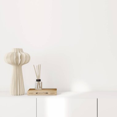 İçinde bir kanepe, yıldızlar ve hediyeler, 3 boyutlu illüstrasyon, 3 boyutlu çizim