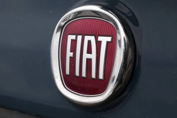 Fiat Car Logo Close — Stock Photo, Image