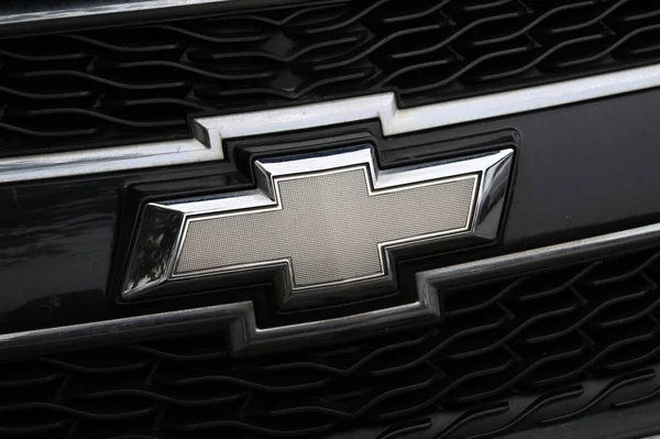 Chevrolet Car Logo Close — Stock Photo, Image