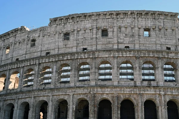 Деталь Колизея Риме — стоковое фото