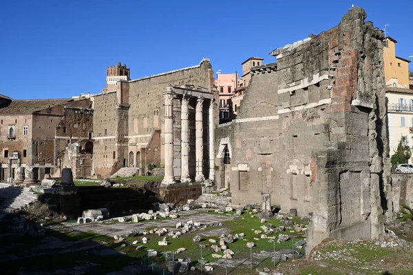 Ruinen Von Trajans Forum Rom — Stockfoto