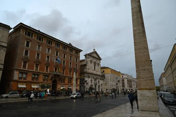 Vatikánba Vezető Békéltető Utca Vatikán Egyeztető Utcák — Stock Fotó