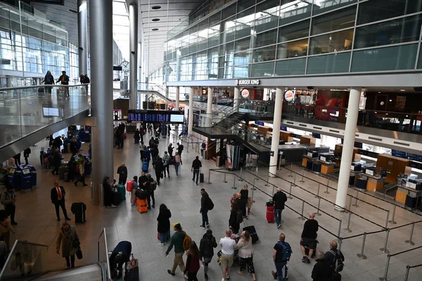 Travelers Hall Copenhagen Airport — Stock Photo, Image