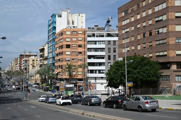阿里坎特的Alfonso Sabio大道 — 图库照片