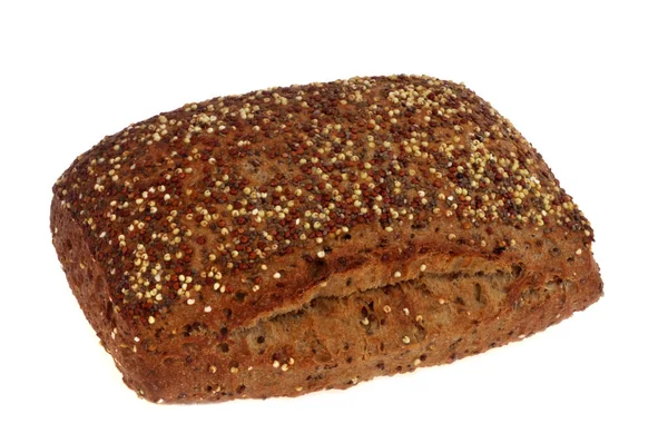 Французский Хлеб Крупным Планом Белом Фоне — стоковое фото
