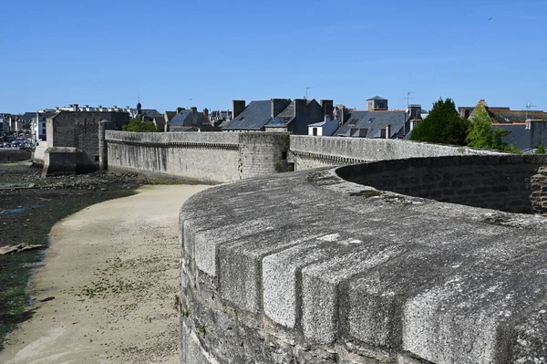 Ramparts Enclosed Town Concarneau Brittany — Stock Photo, Image