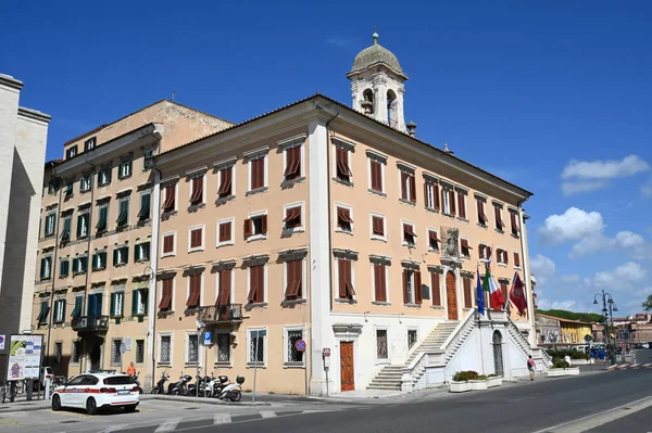 Ratusz Livorno Toskanii — Zdjęcie stockowe