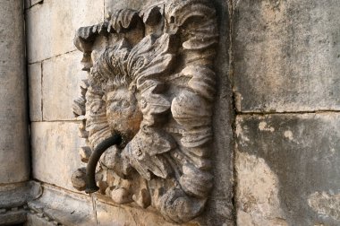 Dubrovnik 'teki Onofrio Çeşmesi' nin detayları