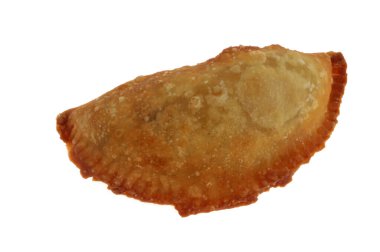 Sambousek yakın plan beyaz arkaplanda izole edildi 