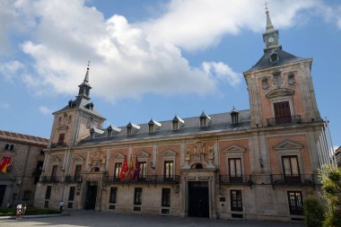 Plaza de la Villa 'daki Madrid' in eski belediye binası
