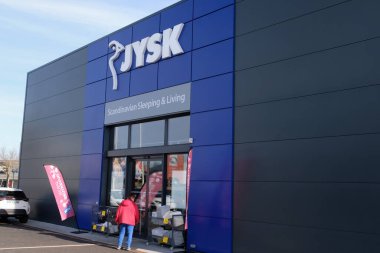 Vannes 'daki Jysk mağazasının cephesi